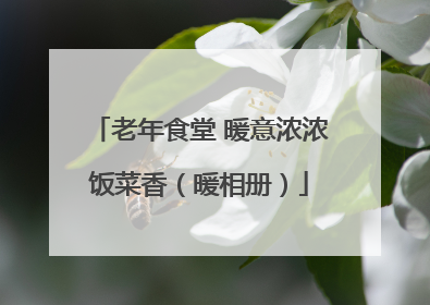 老年食堂 暖意浓浓饭菜香（暖相册）