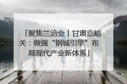 聚焦兰洽会丨甘肃嘉峪关：做强“钢城引擎”布局现代产业新体系