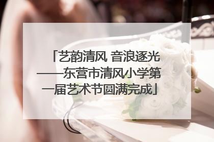 艺韵清风 音浪逐光——东营市清风小学第一届艺术节圆满完成