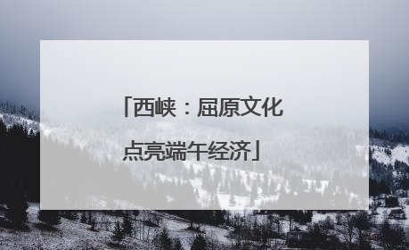 西峡：屈原文化点亮端午经济