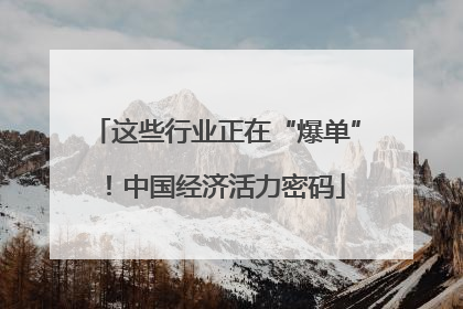 这些行业正在“爆单”！中国经济活力密码
