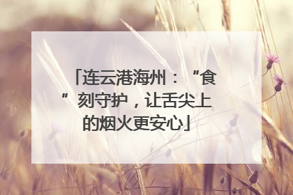 连云港海州：“食”刻守护，让舌尖上的烟火更安心
