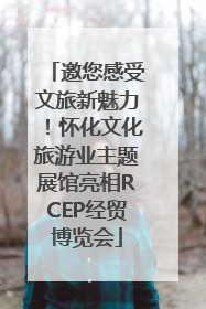 邀您感受文旅新魅力！怀化文化旅游业主题展馆亮相RCEP经贸博览会