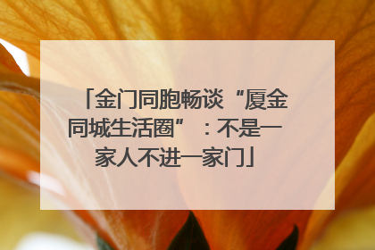 金门同胞畅谈“厦金同城生活圈”：不是一家人不进一家门