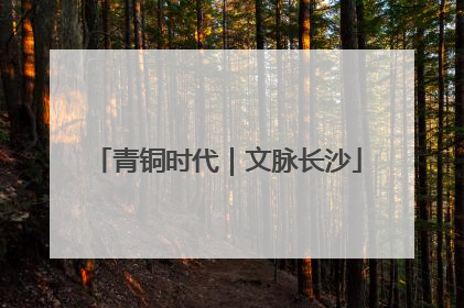 青铜时代｜文脉长沙