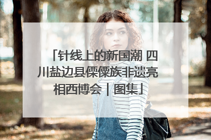 针线上的新国潮 四川盐边县傈僳族非遗亮相西博会｜图集