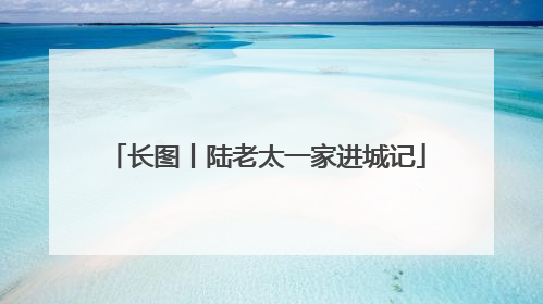 长图丨陆老太一家进城记