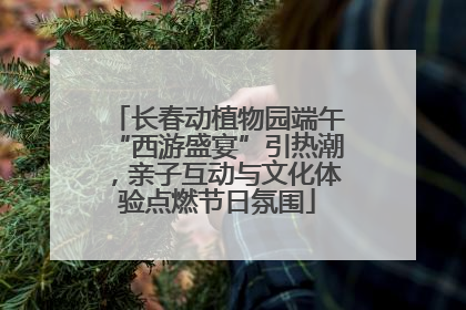 长春动植物园端午“西游盛宴”引热潮，亲子互动与文化体验点燃节日氛围