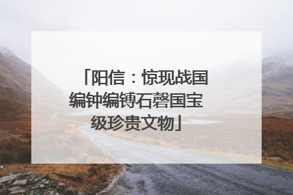 阳信：惊现战国编钟编镈石磬国宝级珍贵文物