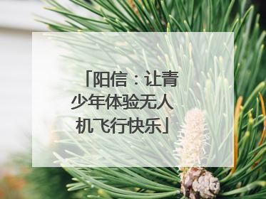 阳信：让青少年体验无人机飞行快乐