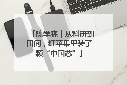 陈学森｜从科研到田间，红苹果里装了颗“中国芯”