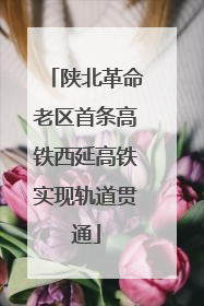 陕北革命老区首条高铁西延高铁实现轨道贯通