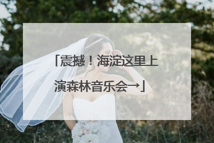 震撼！海淀这里上演森林音乐会→
