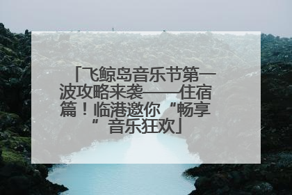 飞鲸岛音乐节第一波攻略来袭——住宿篇！临港邀你“畅享”音乐狂欢