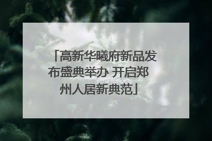 高新华曦府新品发布盛典举办 开启郑州人居新典范