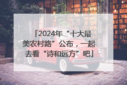2024年“十大最美农村路”公布，一起去看“诗和远方”吧
