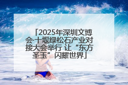 2025年深圳文博会·十堰绿松石产业对接大会举行 让“东方圣玉”闪耀世界