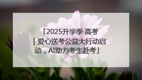 2025升学季·高考｜爱心送考公益大行动启动，AI助力考生赴考