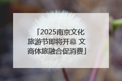 2025南京文化旅游节即将开幕 文商体旅融合促消费