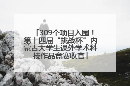 309个项目入围！第十四届“挑战杯”内蒙古大学生课外学术科技作品竞赛收官