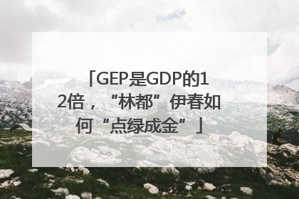 GEP是GDP的12倍，“林都”伊春如何“点绿成金”